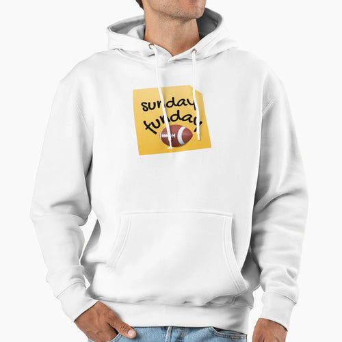 Sunday Funday Hoodie - Minimalist Print Unisex - T-Shirt, Sweatshirt, Hoodie