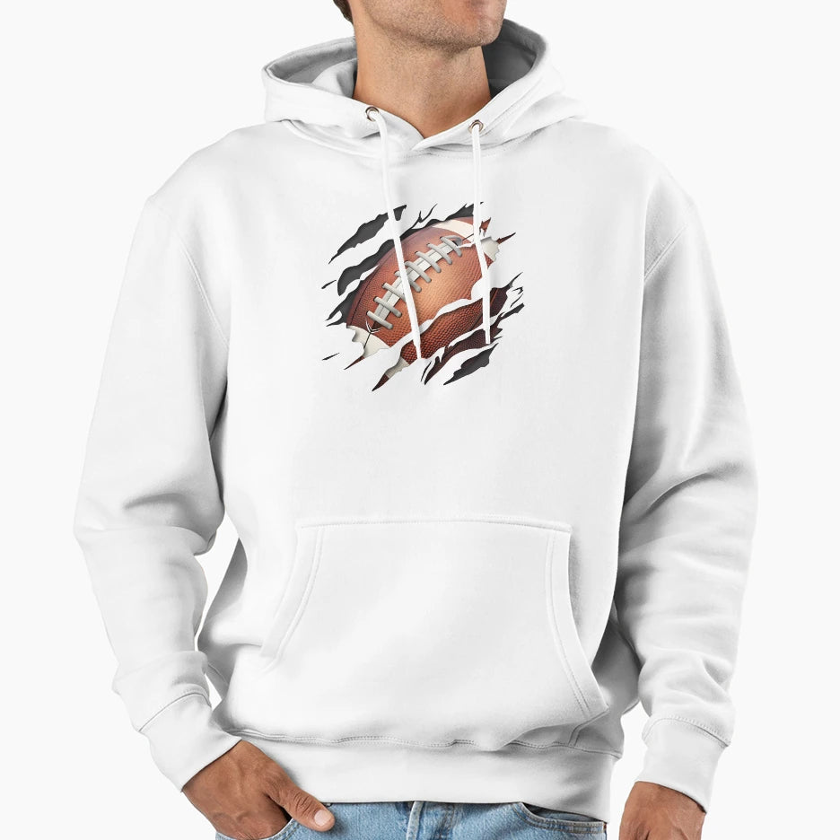 American Football Hoodie - Aesthetic Graphic Men Women - T-Shirt, Sweatshirt, Hoodie