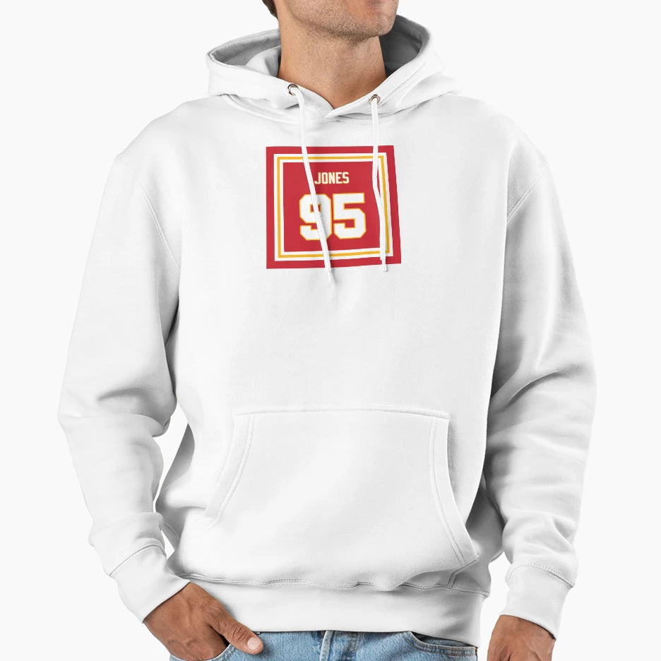Chris Jones Kansas City Hoodie - Aesthetic Graphic for Adults - T-Shirt, Sweatshirt, Hoodie