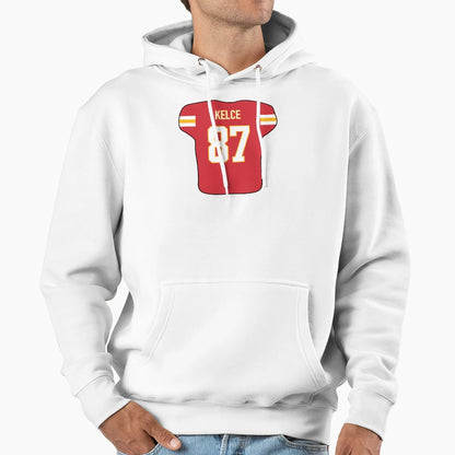 TK Jersey Hoodie - Novelty Apparel Unisex - T-Shirt, Sweatshirt, Hoodie