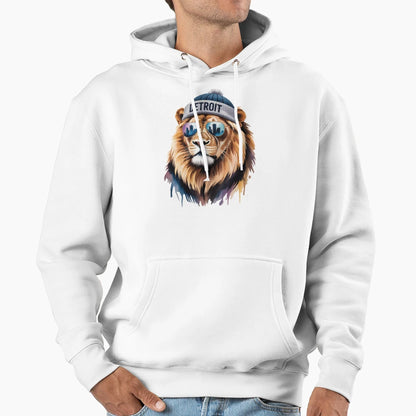 Detroit Lion Hoodie - Trendy Graphic Unisex - T-Shirt, Sweatshirt, Hoodie