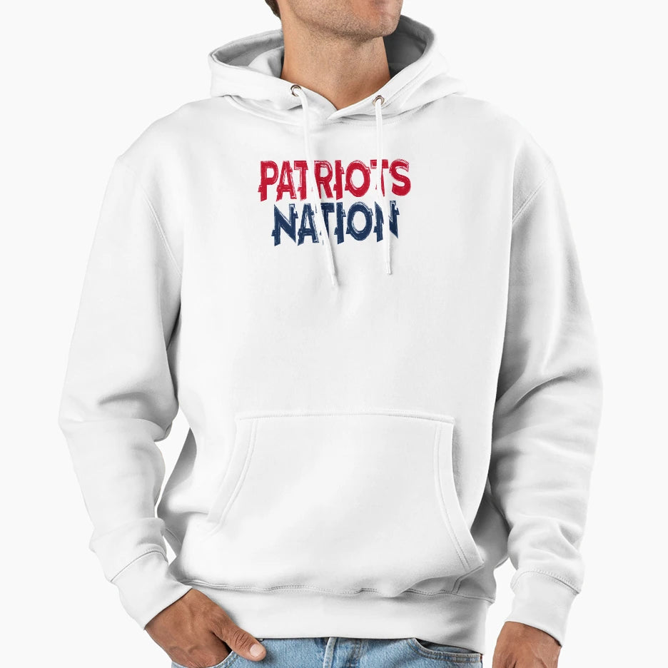 Patriots Nation Hoodie - Trendy Graphic Unisex - T-Shirt, Sweatshirt, Hoodie