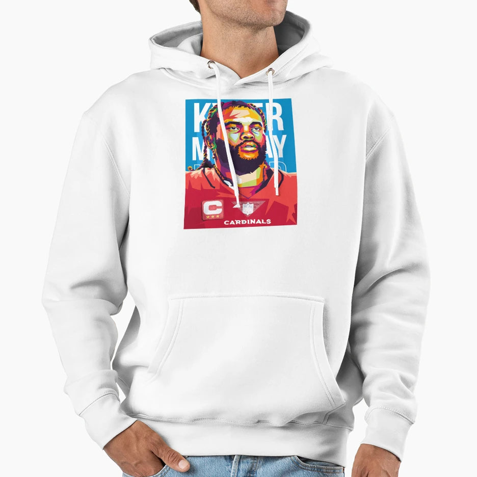 Kyler Murray Cardinals Wpap Portrait Hoodie - Minimalist Print Unisex - T-Shirt, Sweatshirt, Hoodie