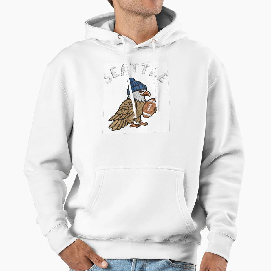 Champions Du Super Bowl Lx Des Seahawks Hoodie - Trendy Graphic for Adults - T-Shirt, Sweatshirt, Hoodie