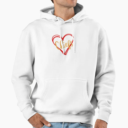 Chiefs Love Hoodie - Custom Art Print Unisex - T-Shirt, Sweatshirt, Hoodie