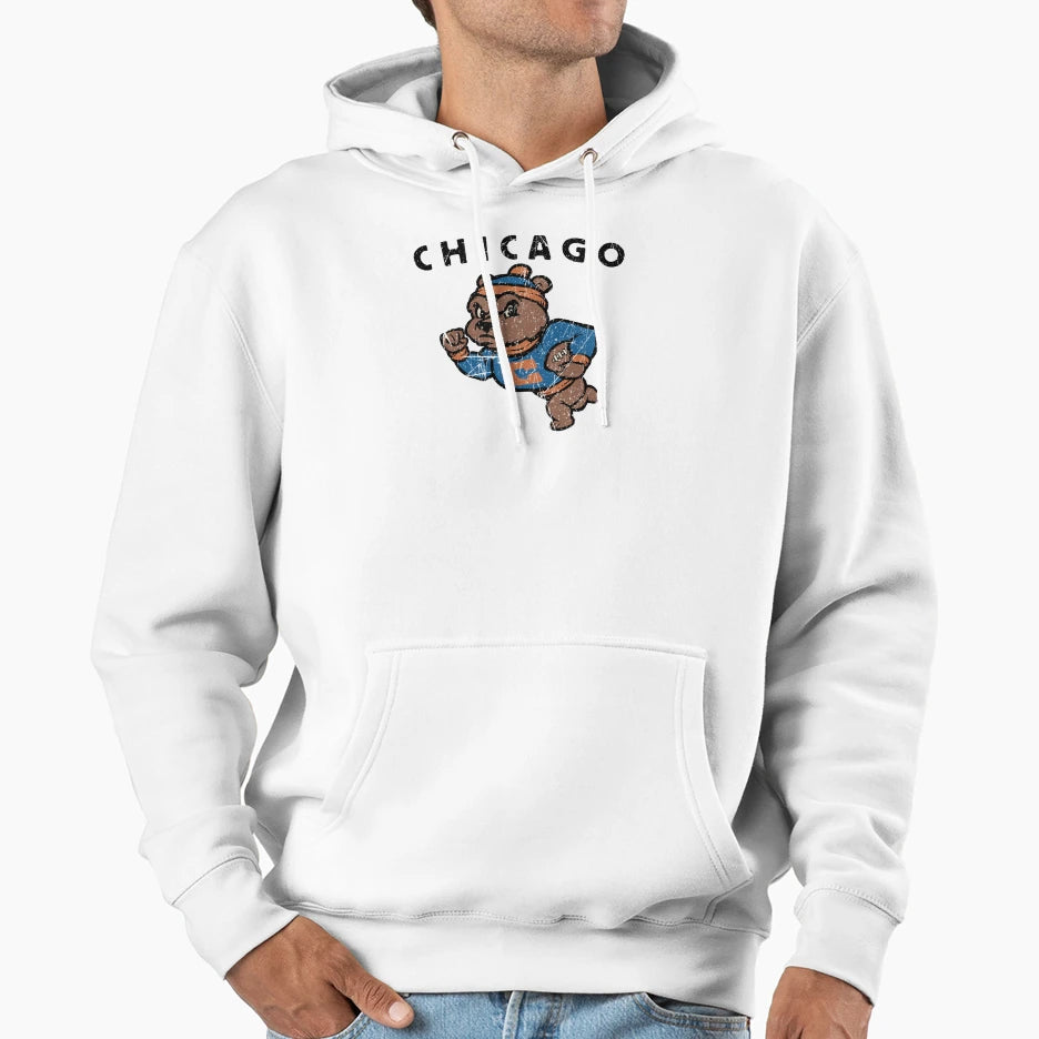 Bears Mascot Cub Chicago Hoodie - Trendy Graphic Men Women - T-Shirt, Sweatshirt, Hoodie