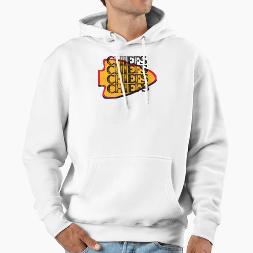 Chiefs Football Arrowhead Airbrush Hoodie - Custom Art Print Men Women - T-Shirt, Sweatshirt, Hoodie