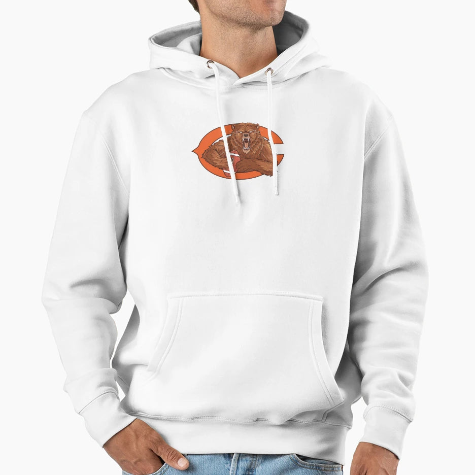 Bear Player Hoodie - Unique Graphic for Adults - T-Shirt, Sweatshirt, Hoodie