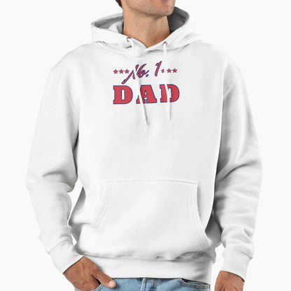 No 1 Dad Funny Dad Life Hoodie - Custom Art Print Unisex - T-Shirt, Sweatshirt, Hoodie
