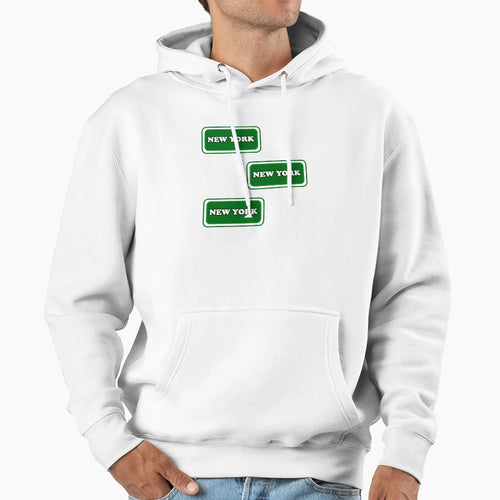 New York Green Hoodie - Custom Art Print Unisex - T-Shirt, Sweatshirt, Hoodie