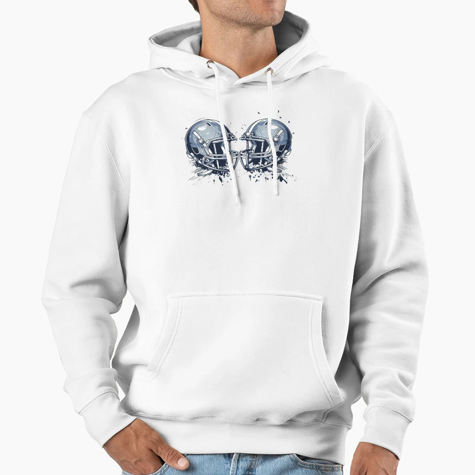 American Football Helmets Hoodie - Aesthetic Graphic Unisex - T-Shirt, Sweatshirt, Hoodie