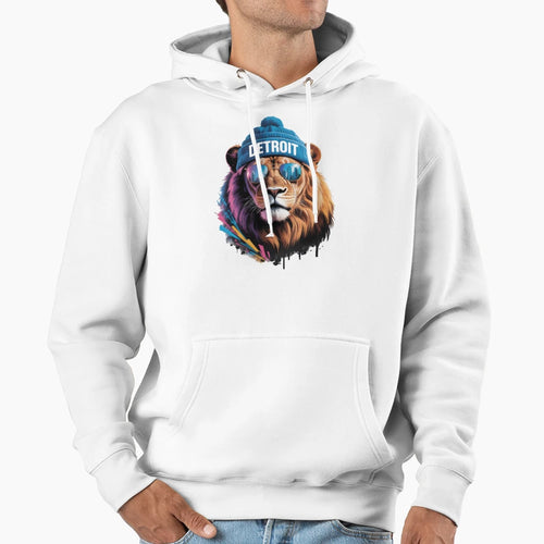 Detroit Team Hoodie - Unique Graphic Unisex - T-Shirt, Sweatshirt, Hoodie
