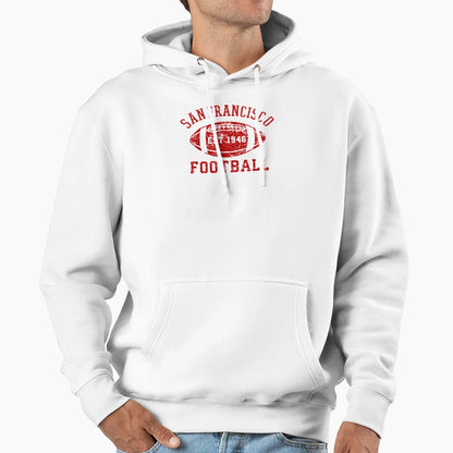 San Francisco Football Sf Hoodie - Custom Art Print Men Women - T-Shirt, Sweatshirt, Hoodie