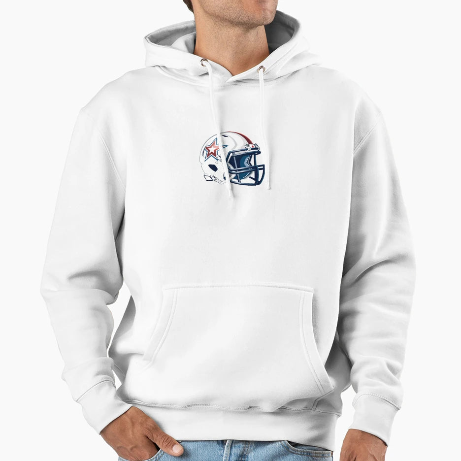 Cartoon Artistic American Football Hoodie - Fun Novelty Design Men Women - T-Shirt, Sweatshirt, Hoodie