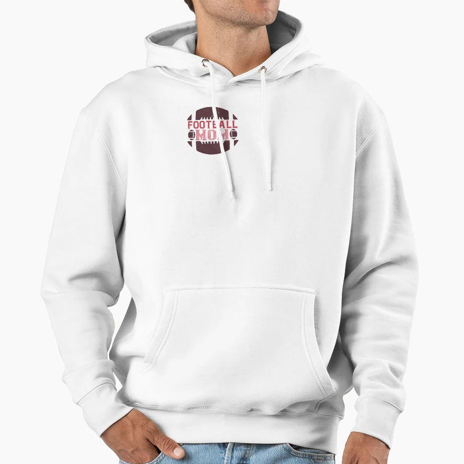 Football Mom Hoodie - Custom Art Print Men Women - T-Shirt, Sweatshirt, Hoodie