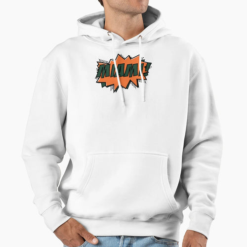 Miami Comic Hoodie - Minimalist Print Unisex - T-Shirt, Sweatshirt, Hoodie