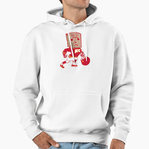 Kansas City Fan Hiding Hoodie - Novelty Apparel for Adults - T-Shirt, Sweatshirt, Hoodie