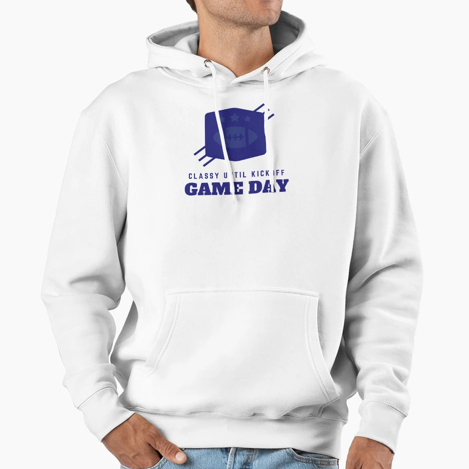 Game Day Classy Until Kickoff T-Shirt - Custom Art Print Unisex - T-Shirt, Sweatshirt, Hoodie