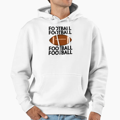 Football Hoodie - Unique Graphic Men Women - T-Shirt, Sweatshirt, Hoodie