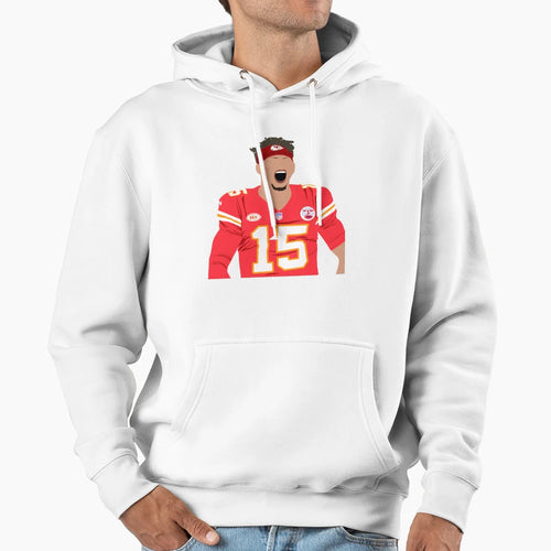 Kansas City Patrick Mahoney Hoodie - Minimalist Print for Adults - T-Shirt, Sweatshirt, Hoodie