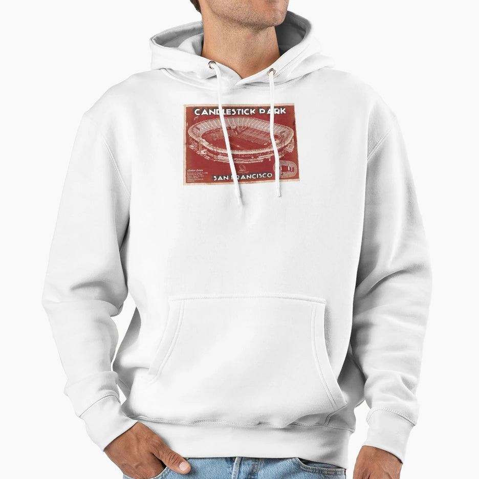Candlestick Park Home San Francisco Hoodie - Aesthetic Graphic Men Women - T-Shirt, Sweatshirt, Hoodie