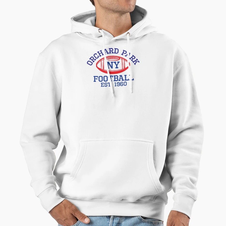 Orchard Park New York Football Hoodie - Casual Everyday Wear for Adults - T-Shirt, Sweatshirt, Hoodie