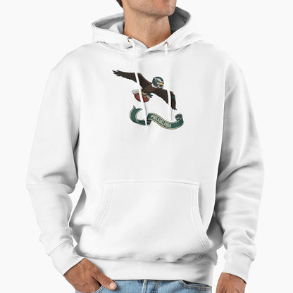 Philadelphia Football Eagle Mascot Hoodie - Aesthetic Graphic Unisex - T-Shirt, Sweatshirt, Hoodie