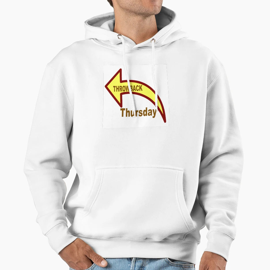 Throwback Thursday Hoodie - Fun Novelty Design Men Women - T-Shirt, Sweatshirt, Hoodie