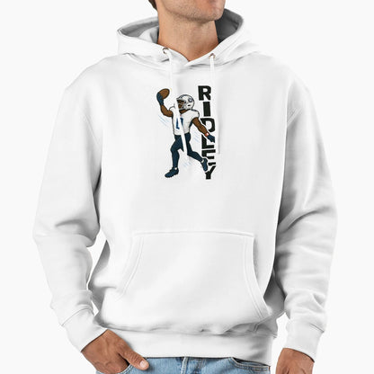 Calvin Ridley Tennessee Titans Cartoon Hoodie - Minimalist Print Unisex - T-Shirt, Sweatshirt, Hoodie