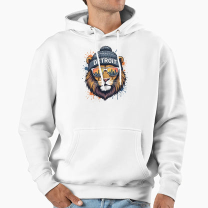 Detroit Lion Hoodie - Unique Graphic for Adults - T-Shirt, Sweatshirt, Hoodie