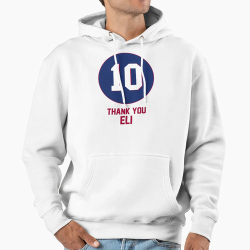 Eli Manning Thank You Eli New York Hoodie - Streetwear Style Unisex - T-Shirt, Sweatshirt, Hoodie
