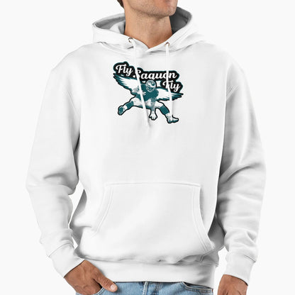 Fly Saquon Fly Hoodie - Fun Novelty Design Unisex - T-Shirt, Sweatshirt, Hoodie