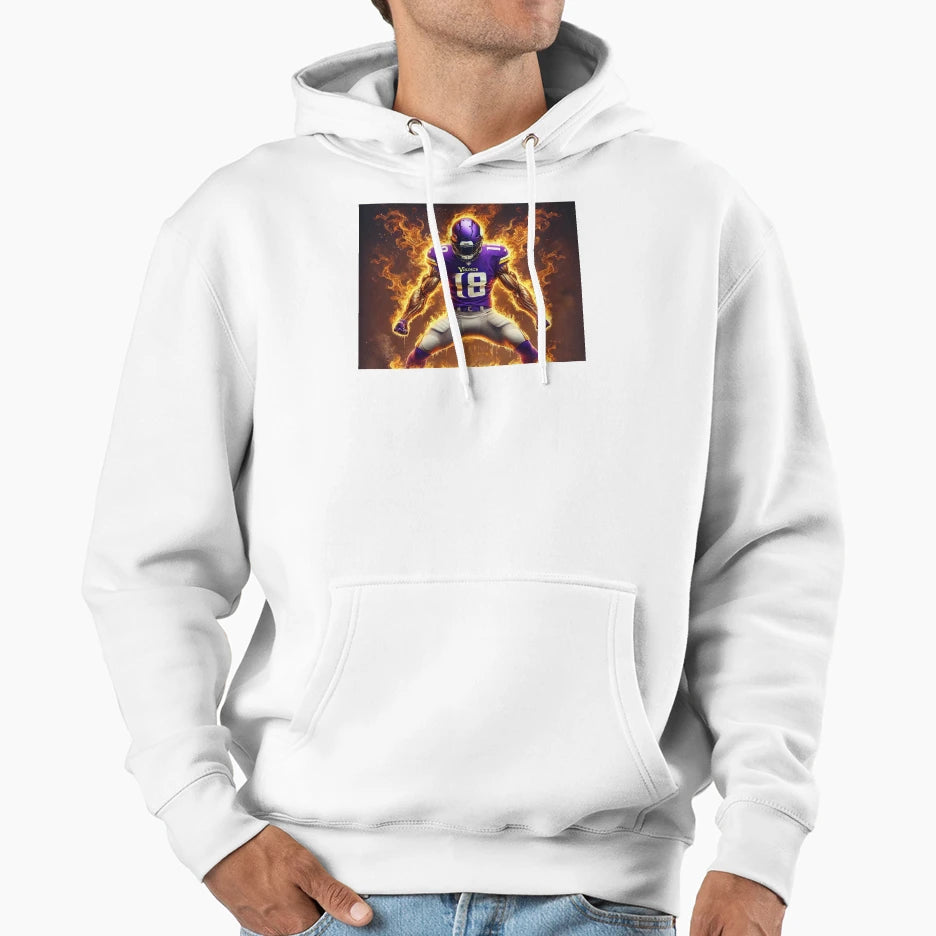 18Flames Hoodie - Unique Graphic Men Women - T-Shirt, Sweatshirt, Hoodie