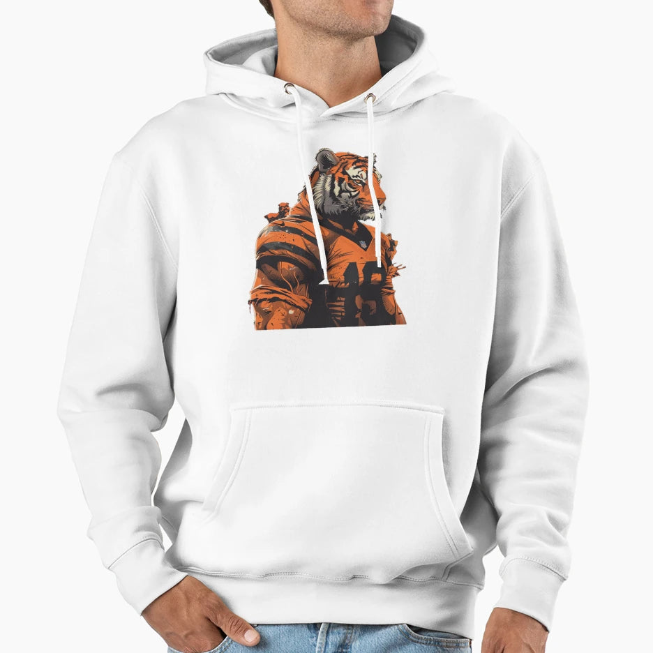 Bengal Tiger Cincinnati Hoodie - Fun Novelty Design for Adults - T-Shirt, Sweatshirt, Hoodie