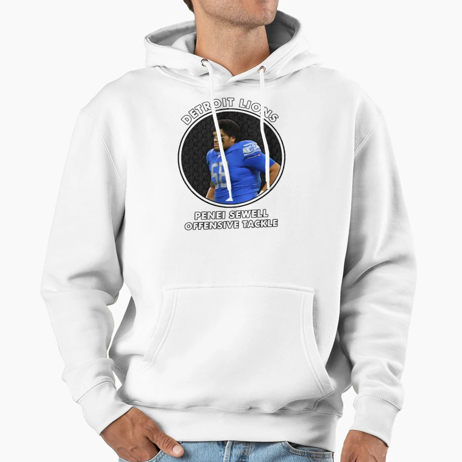 Penei Sewell Ot Detroit Lions T-Shirt - Trendy Graphic for Adults - T-Shirt, Sweatshirt, Hoodie