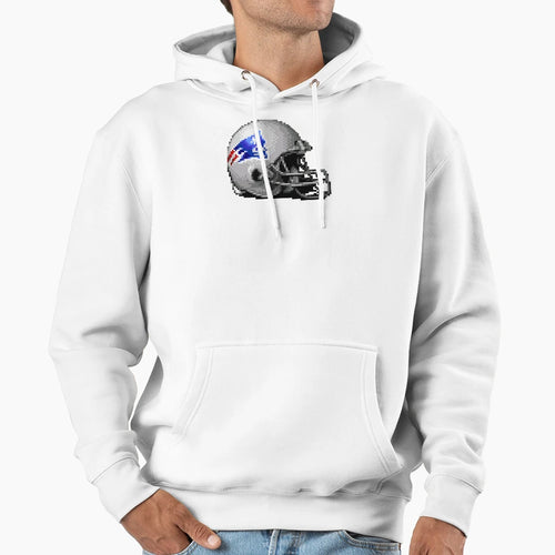 Patriots Helmet Sprite Hoodie - Novelty Apparel Unisex - T-Shirt, Sweatshirt, Hoodie