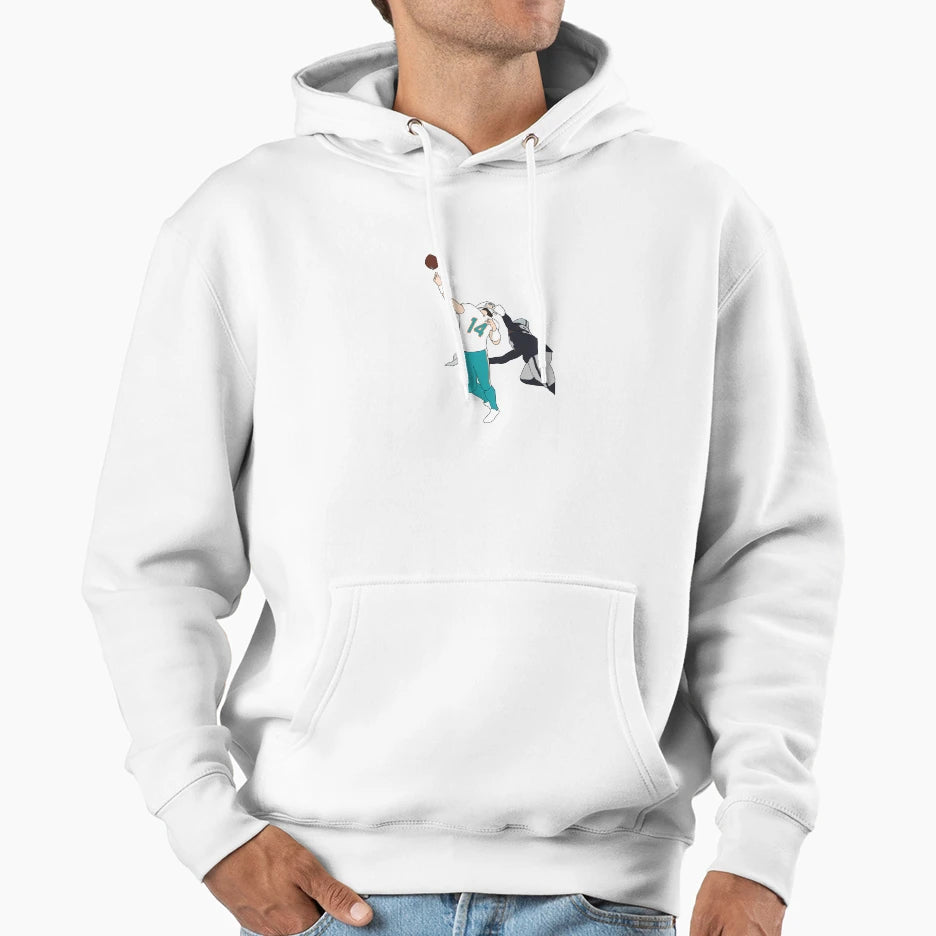 Miami Dolphins Ryan Fitzpatrick Hoodie - Graphic Print Men Women - T-Shirt, Sweatshirt, Hoodie