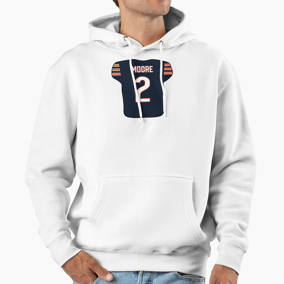 Dj Moore Jersey Hoodie - Fun Novelty Design Unisex - T-Shirt, Sweatshirt, Hoodie