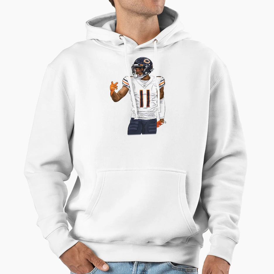 Darnell Mooney Hoodie - Unique Graphic Men Women - T-Shirt, Sweatshirt, Hoodie
