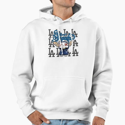 Los Angeles Skull Hoodie - Custom Art Print Unisex - T-Shirt, Sweatshirt, Hoodie