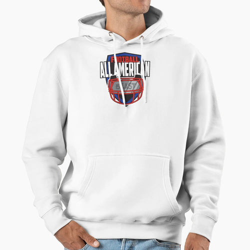 All American Football Hoodie - Aesthetic Graphic Men Women - T-Shirt, Sweatshirt, Hoodie