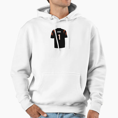 Jamarr Chase Jersey Hoodie - Custom Art Print Unisex - T-Shirt, Sweatshirt, Hoodie