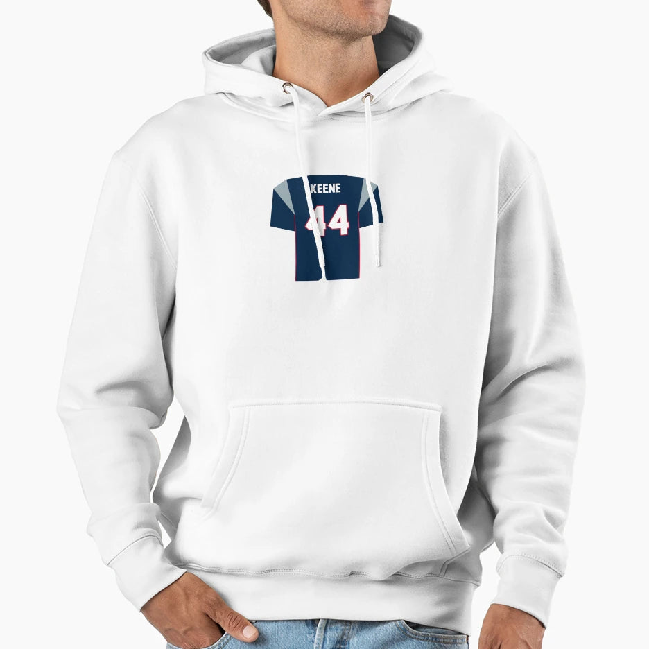 Dalton Keene Patriots Jersey Hoodie - Graphic Print for Adults - T-Shirt, Sweatshirt, Hoodie