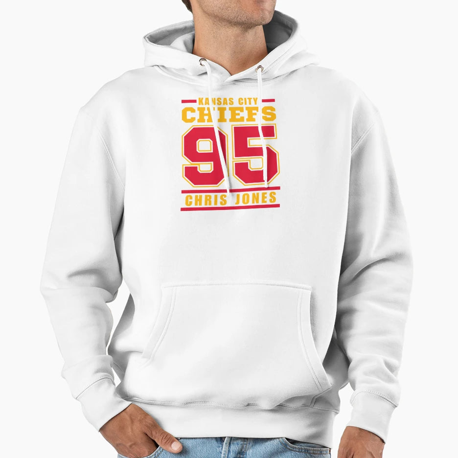 Kansas City Chiefs Chris Jones Player Hoodie - Aesthetic Graphic for Adults - T-Shirt, Sweatshirt, Hoodie