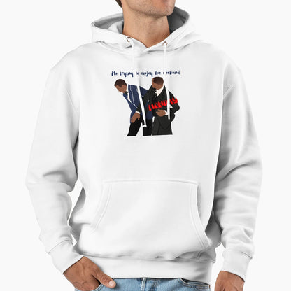 Will Smith Slaps Chris Rock Per My Hoodie - Graphic Print for Adults - T-Shirt, Sweatshirt, Hoodie
