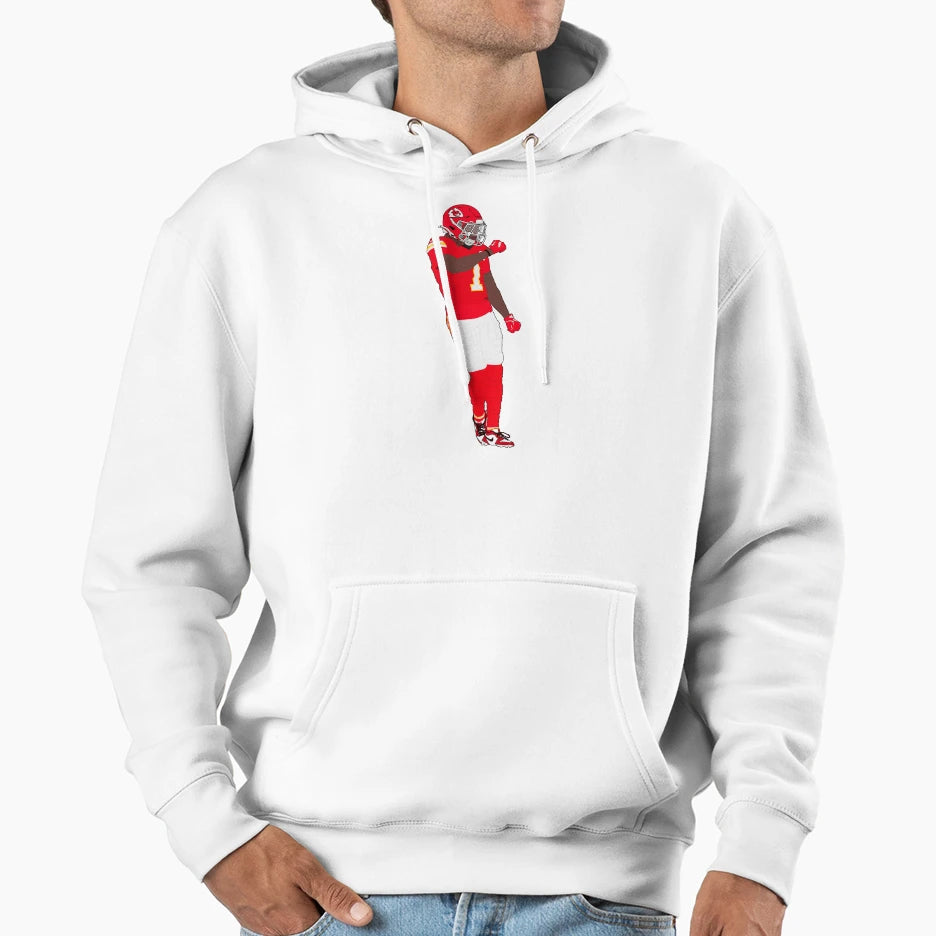 Xavier Worthy Touchdown Hoodie - Aesthetic Graphic Men Women - T-Shirt, Sweatshirt, Hoodie
