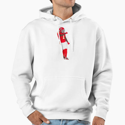 Xavier Worthy Touchdown Hoodie - Aesthetic Graphic Men Women - T-Shirt, Sweatshirt, Hoodie