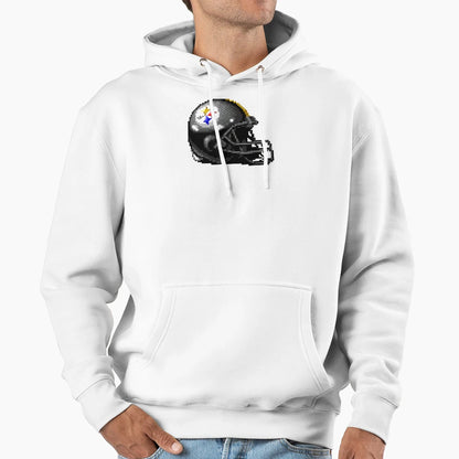 Steelers Helmet Sprite Hoodie - Casual Everyday Wear Unisex - T-Shirt, Sweatshirt, Hoodie