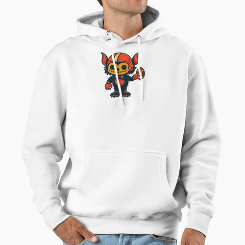 Creepy Football Monster Gothic Kawaii Sports Hoodie - Trendy Graphic Unisex - T-Shirt, Sweatshirt, Hoodie