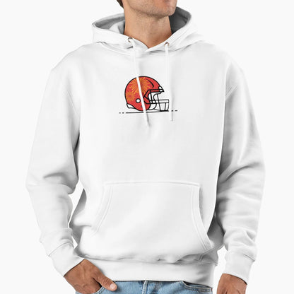 Fireworks Football Helmet Hoodie - Aesthetic Graphic Men Women - T-Shirt, Sweatshirt, Hoodie